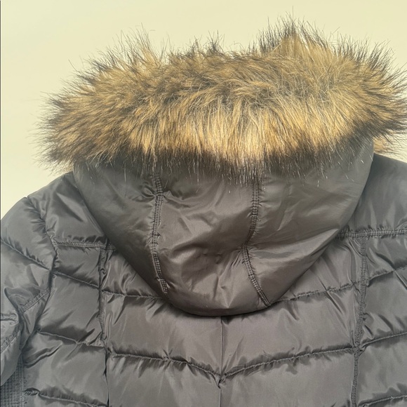 Michael Kors Black Puffer Jacket with Faux Fur Trim - Picture 8 of 13